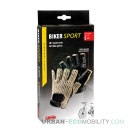 Sport, gants en cuir et coton - L - Noir