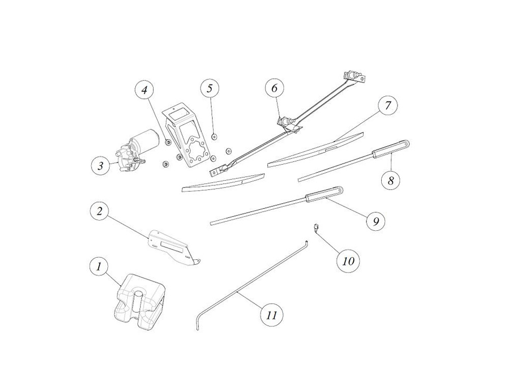 Support de réservoir à lave-glace - TAZZARI