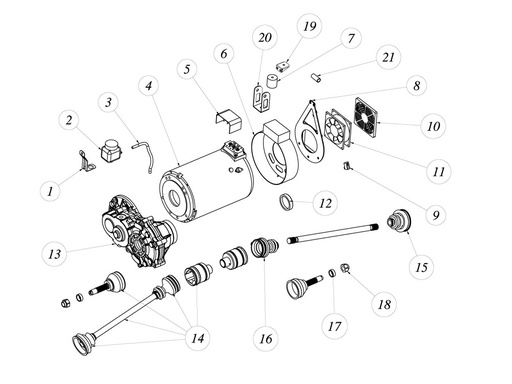 [TAZ ZZ2611057AL01] Coiffe de moteur - TAZZARI