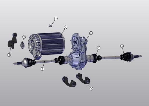 [TAZ ZZ31110771000] Support moteur - TAZZARI